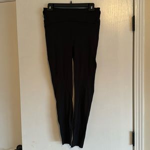 Black Lululemon leggings size 8